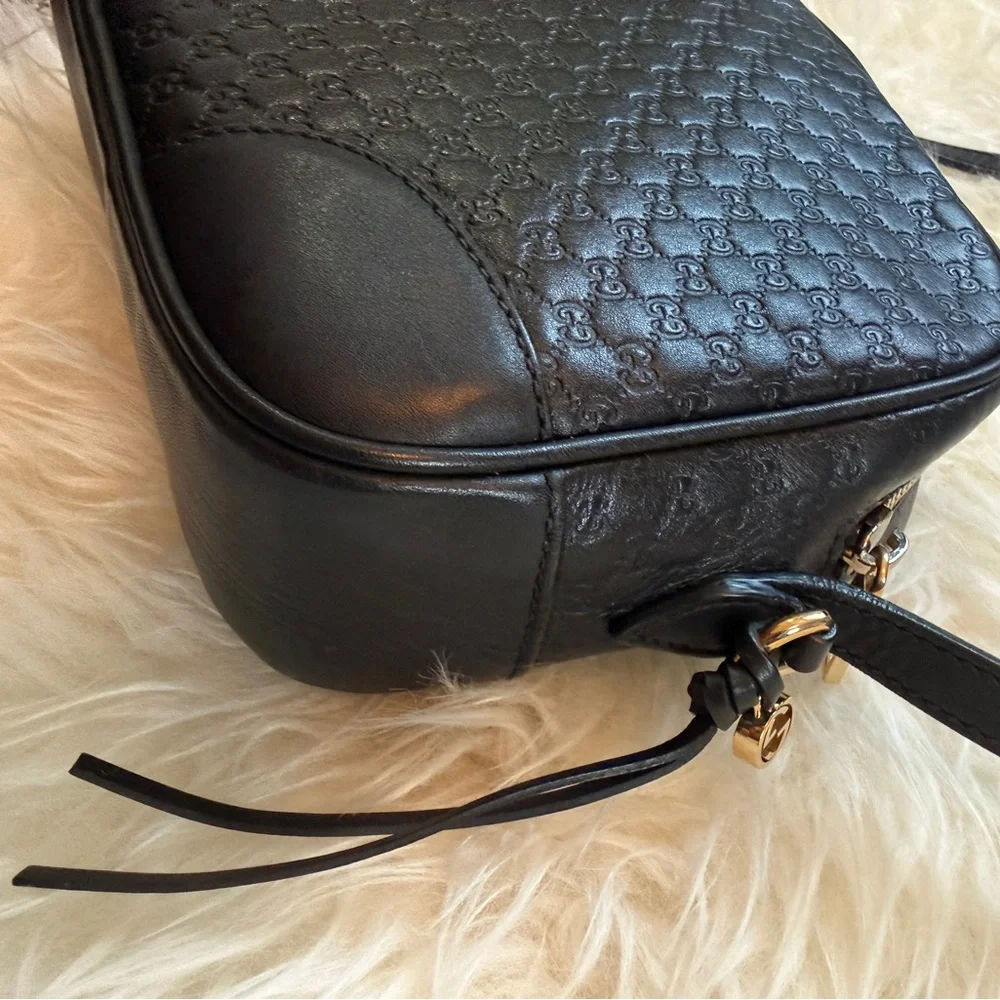 Gucci Bree Black Microguccissima Crossbody - Picture 2 of 12